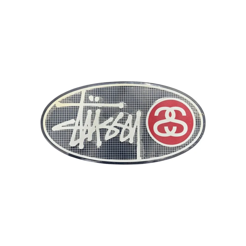 Stussy 90s Metal Store Wall Display w/ Plastic Cover Still Attached
